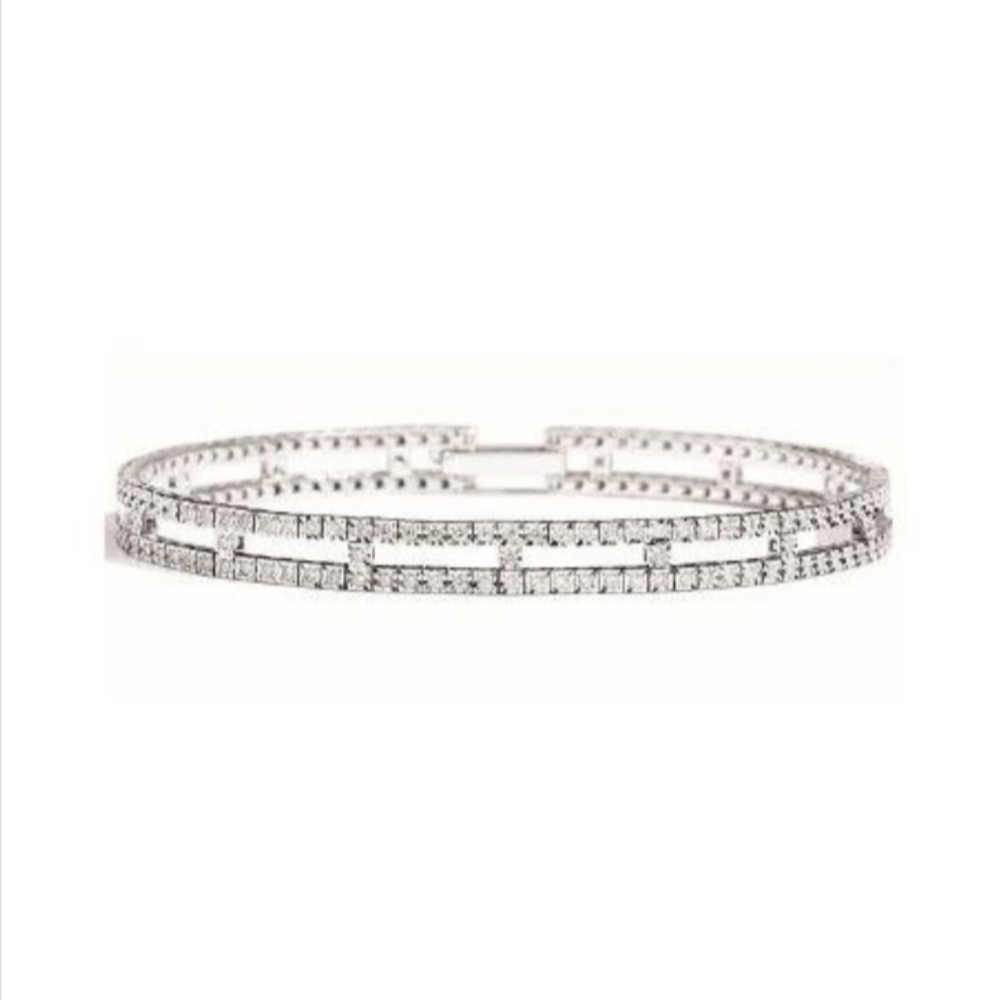 Bracelet chic with diamonds